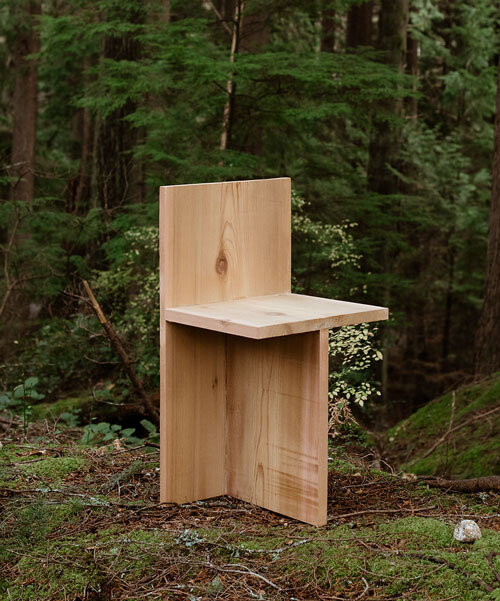 earth to people combines tree sap with salvaged wood in debut furniture collection