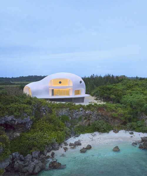 mariko mori on yuputira house, her coral-shaped studio in coastal japan